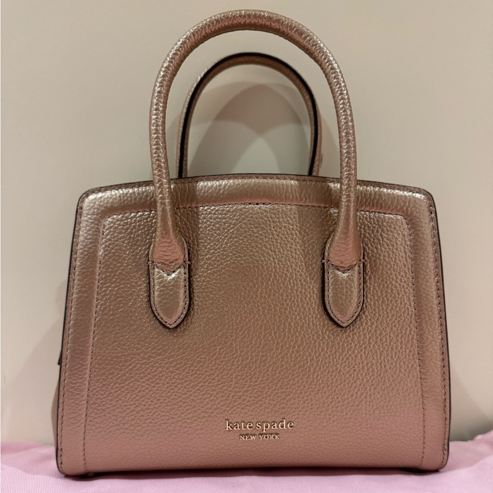 Kate spade Knott Metallic Mini Satchel